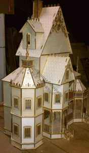 (image for) Half Scale Ashley Gothic Laser Cut Dollhouse Kit