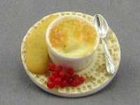 (image for) Dollhouse Scale Model Pudding Dessert
