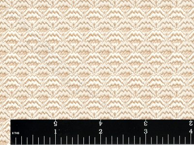 (image for) Brown Sheffield Bargello Miniature Wallpaper for Dollhouses