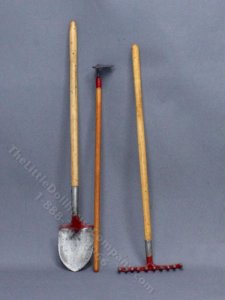 (image for) Miniature 3-Piece Garden Tool Set for Dollhouses