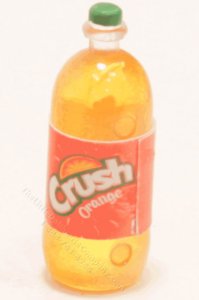 (image for) Miniature Bottle of Crush Orange Soda