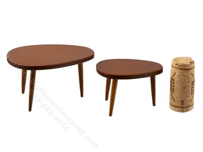 (image for) Miniature Mid-Century Modern Coffee Table Set