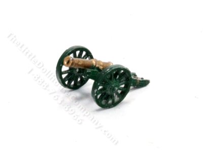 (image for) Miniature Metal Cannon for Dollhouses