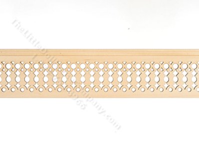 (image for) Miniature Circles Porch Rail for Dollhouses