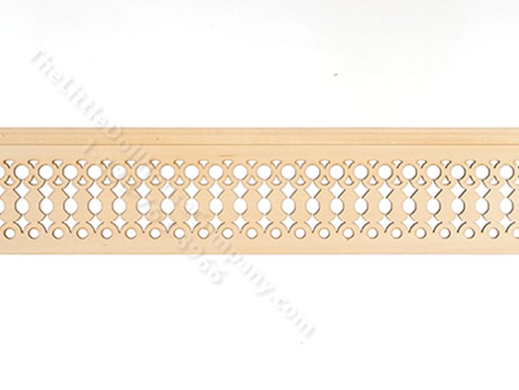 (image for) Miniature Circles Porch Rail for Dollhouses