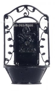 (image for) Miniature Garden Wall Fountain Black