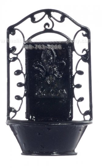 (image for) Miniature Garden Wall Fountain Black