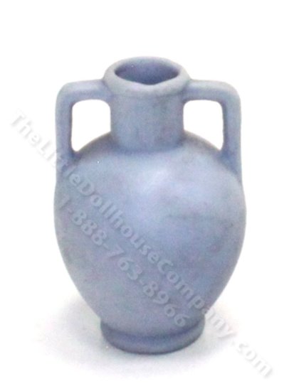 (image for) Miniature Blue Grecian Urn for Dollhouses
