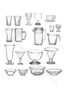 (image for) Miniature 21 Piece Plastic "Glass" ware Set