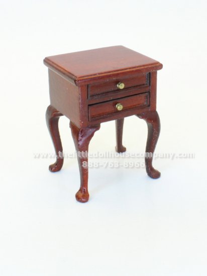 (image for) Two Drawer End Table Mahogany