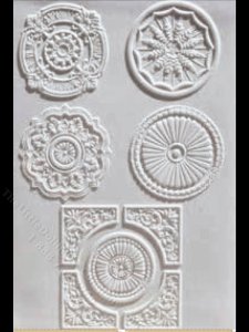 (image for) Miniature Embossed Ceiling Medallion for Dollhouses