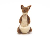 (image for) Miniature Felted Kanga by Trace Goldfarb