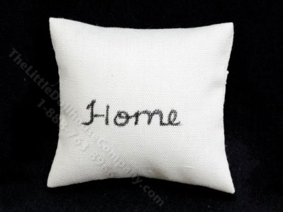(image for) Miniature "Home" Pillow for Dollhouses