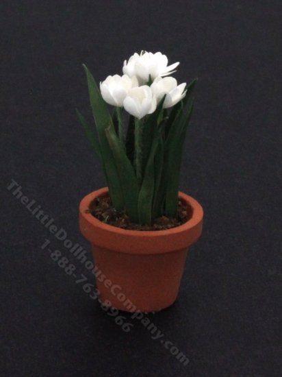 (image for) Miniature Potted Tulips for Dollhouses