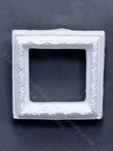 (image for) Miniature White Plaster Square Frame
