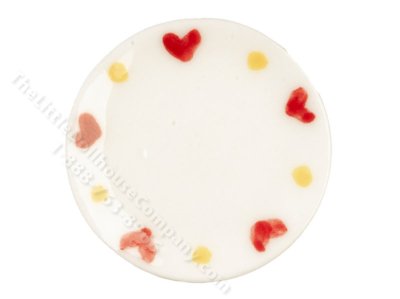 (image for) Miniature Hearts Pattern Plate for Dollhouses