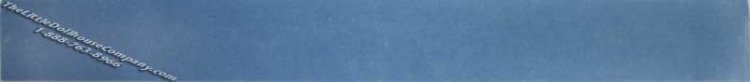 (image for) Miniature Blue Runner for Dollhouses