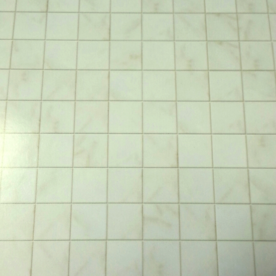 (image for) Peel'n'Stick Floor and Wall Tiles, White Marble 11X16"