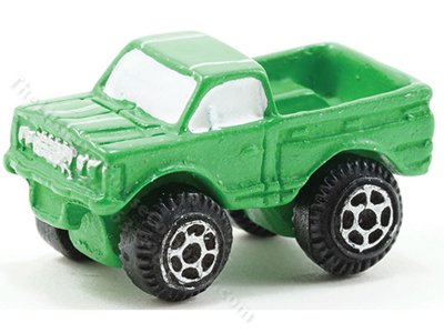 (image for) Miniature Green Toy Truck for Dollhouses