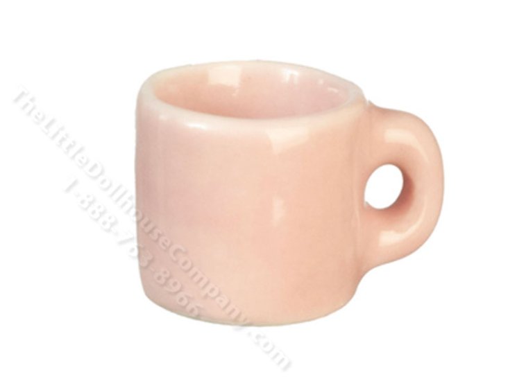 (image for) Dollhouse Scale Model Pink Coffee Mug