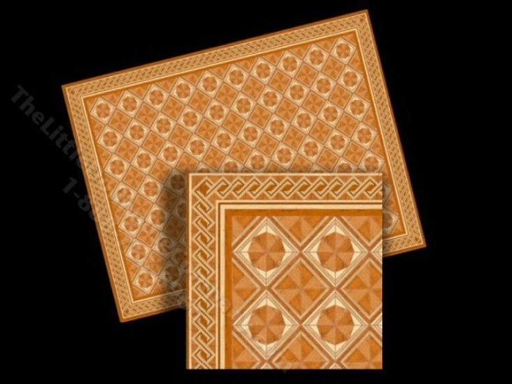 (image for) Miniature Faux Wood Paper Flooring for Dollhouses