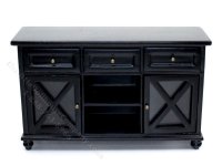 (image for) Miniature Ebony Sideboard for Dollhouses