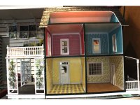 (image for) Laurel Dollhouse with Enclosed Gazebo Addition, Assembled