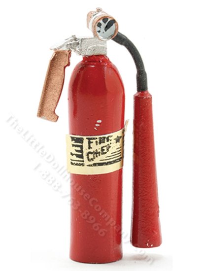 (image for) Dollhouse Scale Model Fire Extinguisher