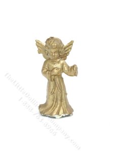 (image for) Miniature Gold Angel Figurine for Dollhouses