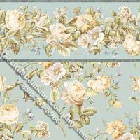 (image for) Spring Bouquet Pattern Miniature Wallpaper for Dollhouses