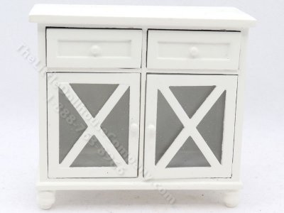 (image for) Miniature White Hallway Table