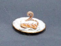 (image for) Miniature Choux Pastry Swan for Dollhouses