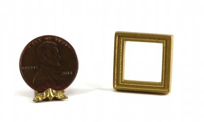 (image for) Miniature Small Square Gold Frame