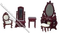 (image for) Miniature 1/2" Scale 6 Piece Dressing Room Set