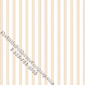 (image for) Carmen White Stripe Pattern Miniature Wallpaper for Dollhouses