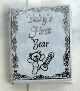 (image for) Miniature Baby Book - Blue