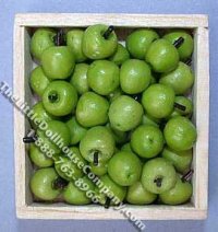 (image for) Miniature Green Apple for Dollhouses (1 per pack)