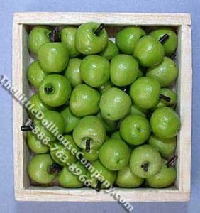 (image for) Miniature Green Apple for Dollhouses (1 per pack)