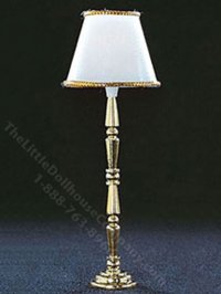 (image for) Miniature 12v Gold Base Floor Lamp