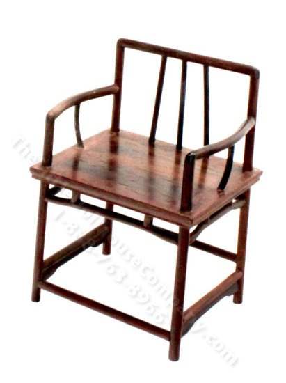 (image for) Miniature Ming Square Armchair for Dollhouses
