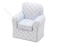 (image for) 1:24 Scale Miniature Sugar Squares Armchair for Dollhouses - Blue