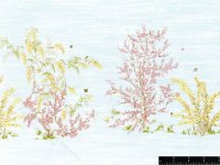 (image for) Springtime Wallpaper Mural for Dollhouses