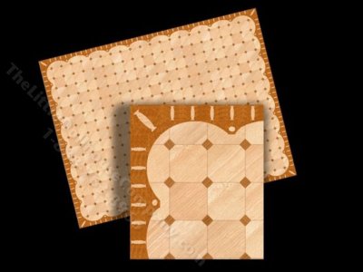 (image for) Miniature Faux Wood Paper Flooring for Dollhouses