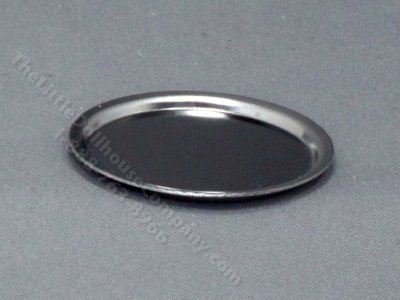 (image for) Miniature Round Metal Tray for Dollhouses