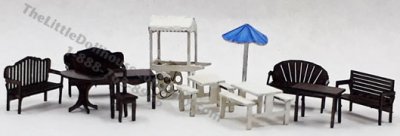 (image for) 1/144" Scale Garden Furniture Kit