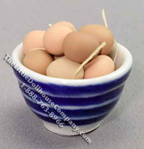 (image for) Miniature Bowl of Eggs by Charlotte Willmott of Mouse House