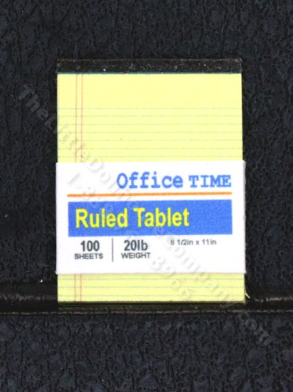 (image for) Miniature Legal Pad for Dollhouses