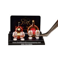 (image for) Miniature Cognac Set with 4 Glasses