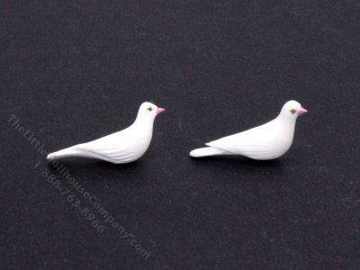 (image for) Miniature Pair of Doves for Dollhouses