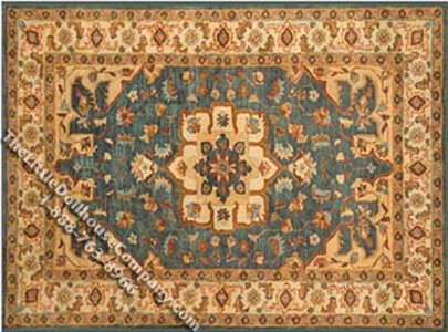 (image for) Dollhouse Scale Model Rectangular Traditional Rug